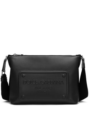 Dolce & Gabbana sacoche à logo - Noir