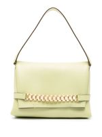 Victoria Beckham sac porté épaule Chain Pouch en cuir - Vert