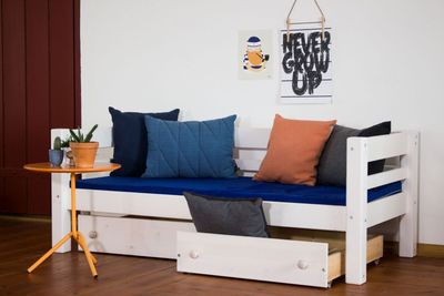 MOJO Basisbed White Wash 70 x 160 cm - inclusief montage