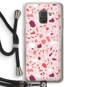 Terrazzo N°15: Samsung Galaxy A8 (2018) Transparant Hoesje met koord