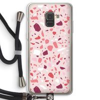 Terrazzo N°15: Samsung Galaxy A8 (2018) Transparant Hoesje met koord