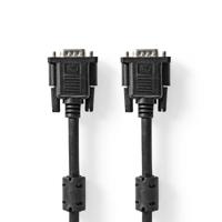 Nedis VGA-Kabel | VGA Male | VGA Male | Vernikkeld | Maximale resolutie: 1280x768 | 2.00 m | Rond | ABS | Zwart | Label - CCGL59000BK20 Nedis VGA-Kabel | VGA Male | VGA Male | Vernikkeld | Maximale resolutie: 1280x768 | 2.00 m | Rond | ABS | Zwart | Label - CCGL59000BK20