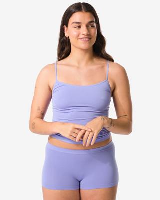 HEMA Damesboxer Naadloos Micro Blauw (blauw)