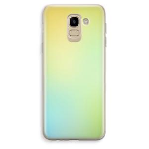 Minty mist pastel: Samsung Galaxy J6 (2018) Transparant Hoesje