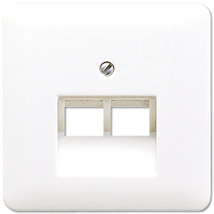 JUNG INZETPLAAT RJ45 UEA8 CD500 creme 569-2UA