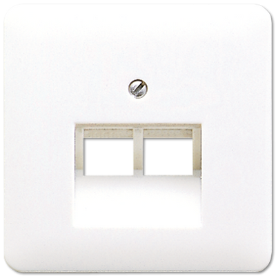 JUNG INZETPLAAT RJ45 UEA8 CD500 creme 569-2UA