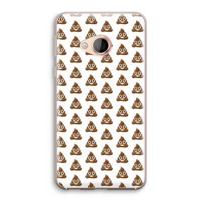 Poop emoji: HTC U Play Transparant Hoesje