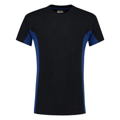 Tricorp T-shirt Bi-Color - Workwear - 102002 - marine blauw/koningsblauw - maat L