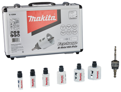 Makita Accessoires Gatzaagset 7-delig hout/metaal - E-12304 E-12304
