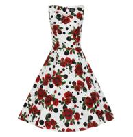 Heart & Roses Colette Floral Swing Dress-L