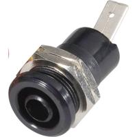 Schnepp BU 4600 sw Veiligheids-labconnector, female Bus, inbouw verticaal Stift-Ø: 4 mm Zwart 1 stuk(s)