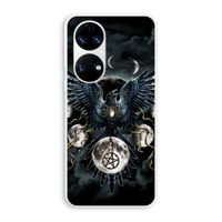 Sinister Wings: Huawei P50 Transparant Hoesje