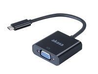 Akasa AK-CBCA03-15BK USB Type-C VGA Zwart kabeladapter/verloopstukje