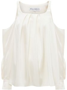 JW Anderson blouse torsadée à épaules dénudées - Blanc