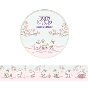 CutieSquad Washi tape - Sakura Bunnies