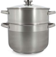 Couscoussier - MENASTYL - 4615450 - Roestvrij staal - 10 liter - Geschikt voor alle kookplaten, inclusief inductie (3256391018347)