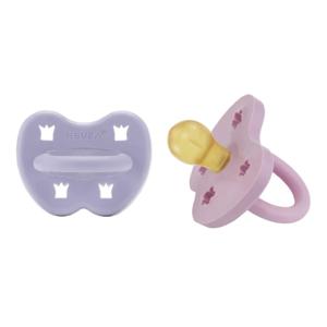 Hevea Speentje 3-36 maanden rond duo Dusty Violet / Light Orchid