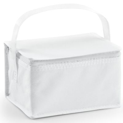 Kleine koeltas voor lunch wit 20 x 14 x 13 cm 3.5 liter