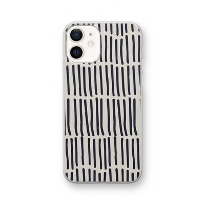 Moroccan stripes: iPhone 12 Transparant Hoesje