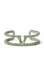 Valentino Garavani bracelet à détail VLOGO Signature - Vert