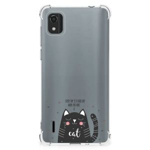 Nokia C2 2nd Edition Stevig Bumper Hoesje Cat Good Day