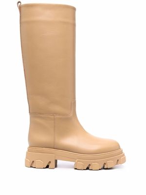 GIABORGHINI bottes Perni 07 en cuir - Tons neutres