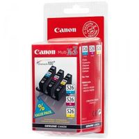 Canon CLI-526 C/M/Y inktcartridge 3 stuk(s) Origineel Cyaan, Magenta, Geel - thumbnail