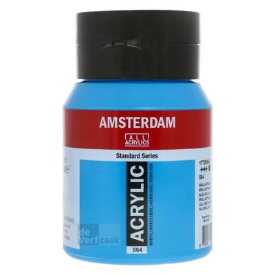 Royal Talens Amsterdam Acrylverf 500 ml - Briljantblauw 564
