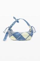 Middelgrote patchwork tas - BLUE - U