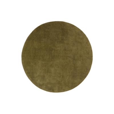 Kave Home Rond Vloerkleed 'Empuries' 200cm, kleur Donkergroen