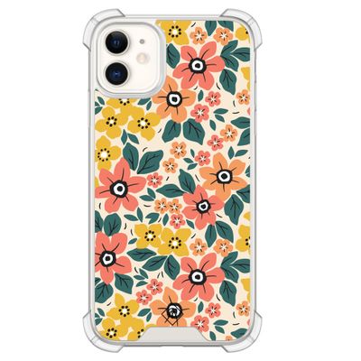 iPhone 11 siliconen shockproof hoesje - Blossom