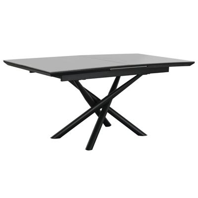 Eettafel Home ESPRIT Zwart Grijs Metaal Keramisch 160 x 90 x 76 cm