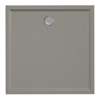 Xenz Mariana douchebak - 90x90x7 - Acryl - cement 6836-06 Xenz Mariana douchebak - 90x90x7 - Acryl - cement 6836-06