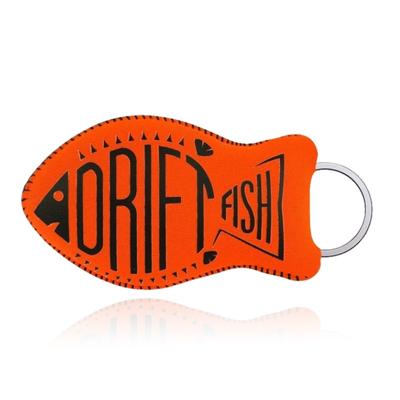 LGT JWLS Drijvende Vis Sleutelhanger - Neopreen - Fel Oranje