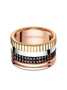 Boucheron bague Quatre Classique en or, or blanc et or rose 18ct