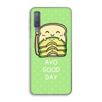 Avo Good Day: Samsung Galaxy A7 (2018) Transparant Hoesje