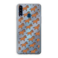 Pony: Samsung Galaxy A20s Transparant Hoesje