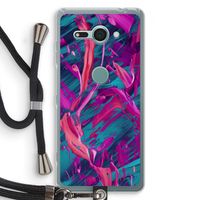 Pink Clouds: Sony Xperia XZ2 Compact Transparant Hoesje met koord Pink Clouds: Sony Xperia XZ2 Compact Transparant Hoesje met koord