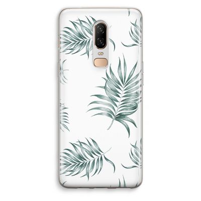 Simple leaves: OnePlus 6 Transparant Hoesje