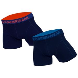 Funderwear 2 pak heren boxershort 76001 EXTRA GROTE MATEN-8XL-Donker Blauw