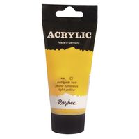 Lichtgele acrylverf/hobbyverf op waterbasis 75 ml   -