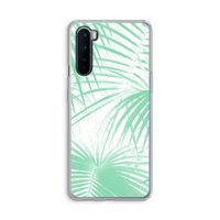 Palmbladeren: OnePlus Nord Transparant Hoesje