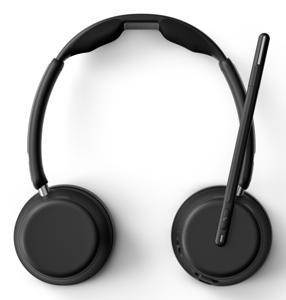 EPOS Impact 1061 On Ear headset Computer Bluetooth Stereo Zwart Headset, Incl. oplaad- en dockingstation