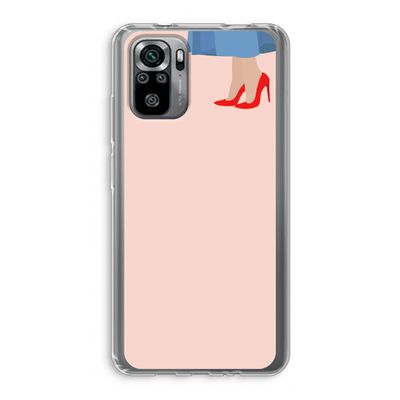 High heels: Xiaomi Redmi Note 10S Transparant Hoesje