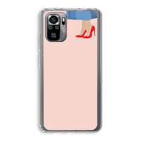 High heels: Xiaomi Redmi Note 10S Transparant Hoesje