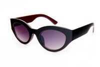 Kost zonnebril dames ovaal zwart/rood/paars (20 069) - thumbnail