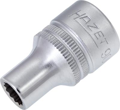 HAZET Dopsleutel 900Z-8 · 1/2 inch (12,5 mm) vierkant hol · Buitentwaalfkant tractieprofiel · SW 8 mm