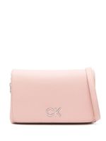 Calvin Klein sac à bandoulière à plaque logo - Rose