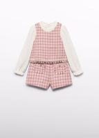 Abel & Lula winter bermuda-set meisjes - roze