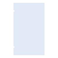 BRAUER Wand 130 helder glas enkelzijdige uitsparingen